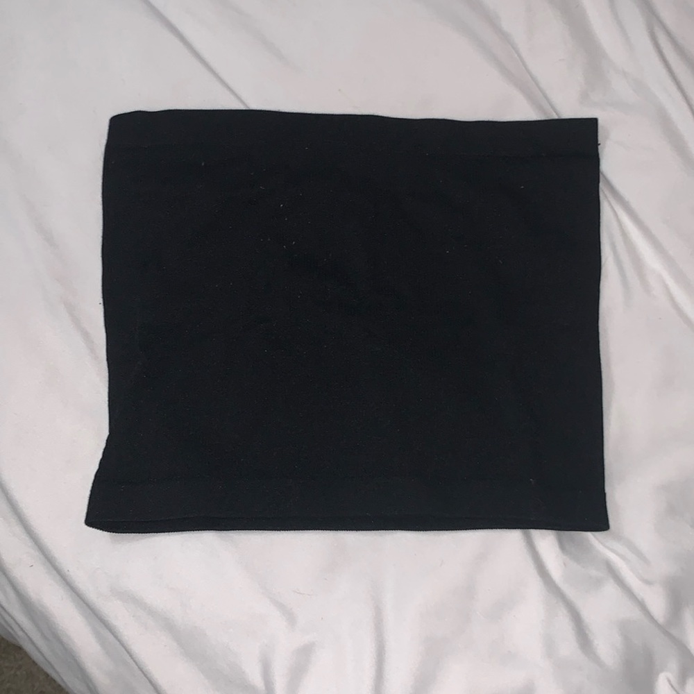Plain Black Tube Top